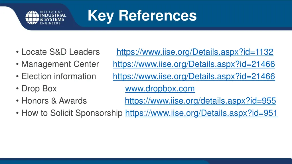 key references