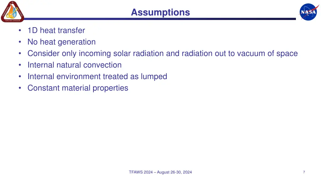 assumptions