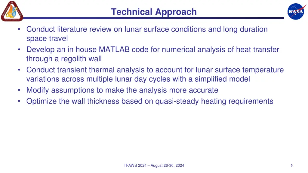 technical approach