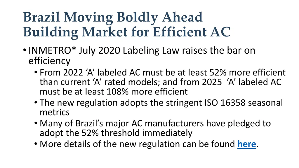 brazil moving boldly ahead building market