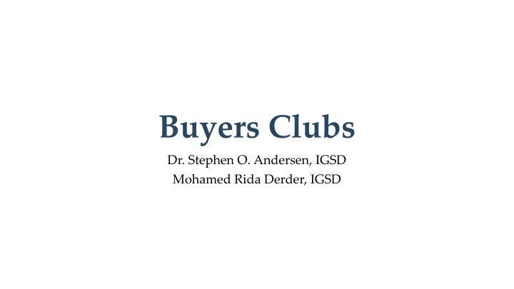 buyers clubs