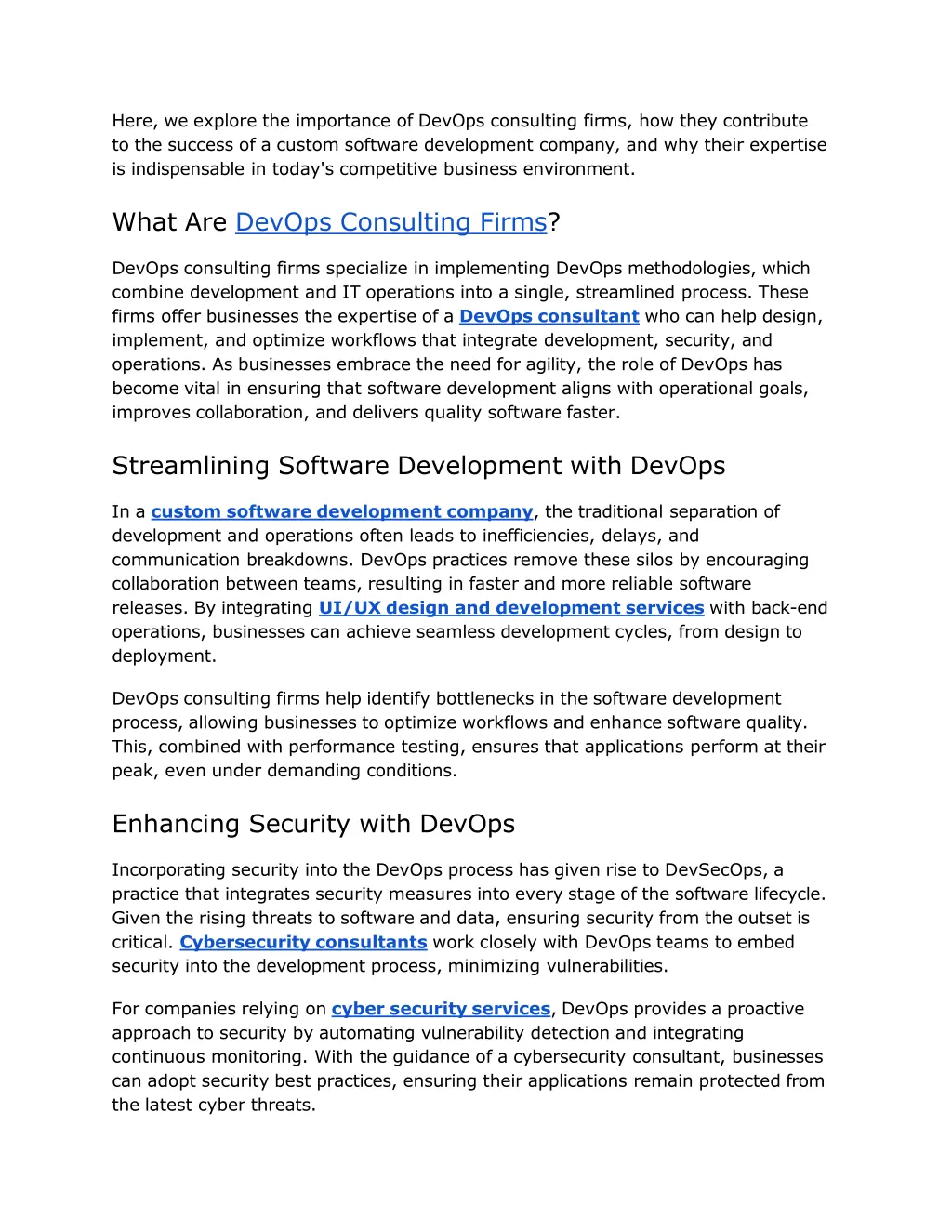 here we explore the importance of devops