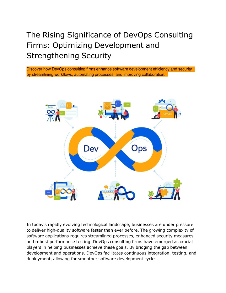 the rising significance of devops consulting