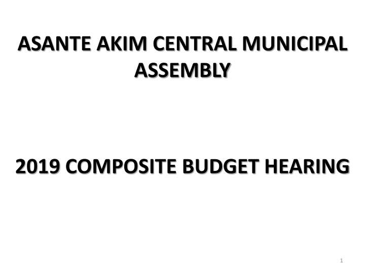 asante akim central municipal assembly