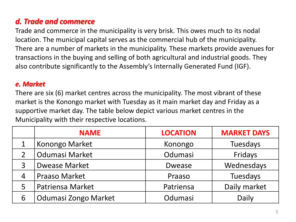 d trade and commerce trade and commerce
