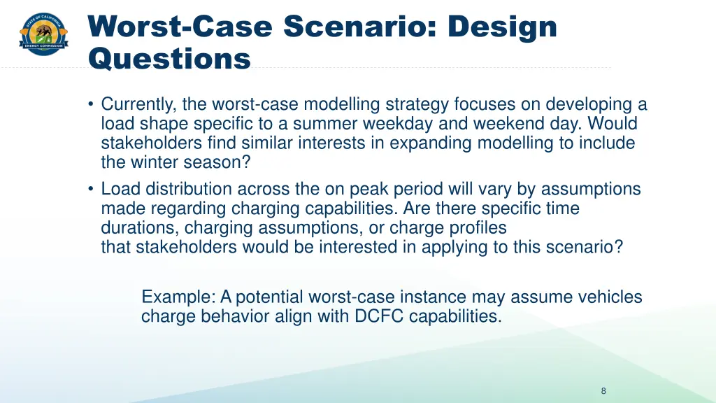 worst case scenario design questions