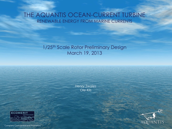 the aquantis ocean current turbine renewable