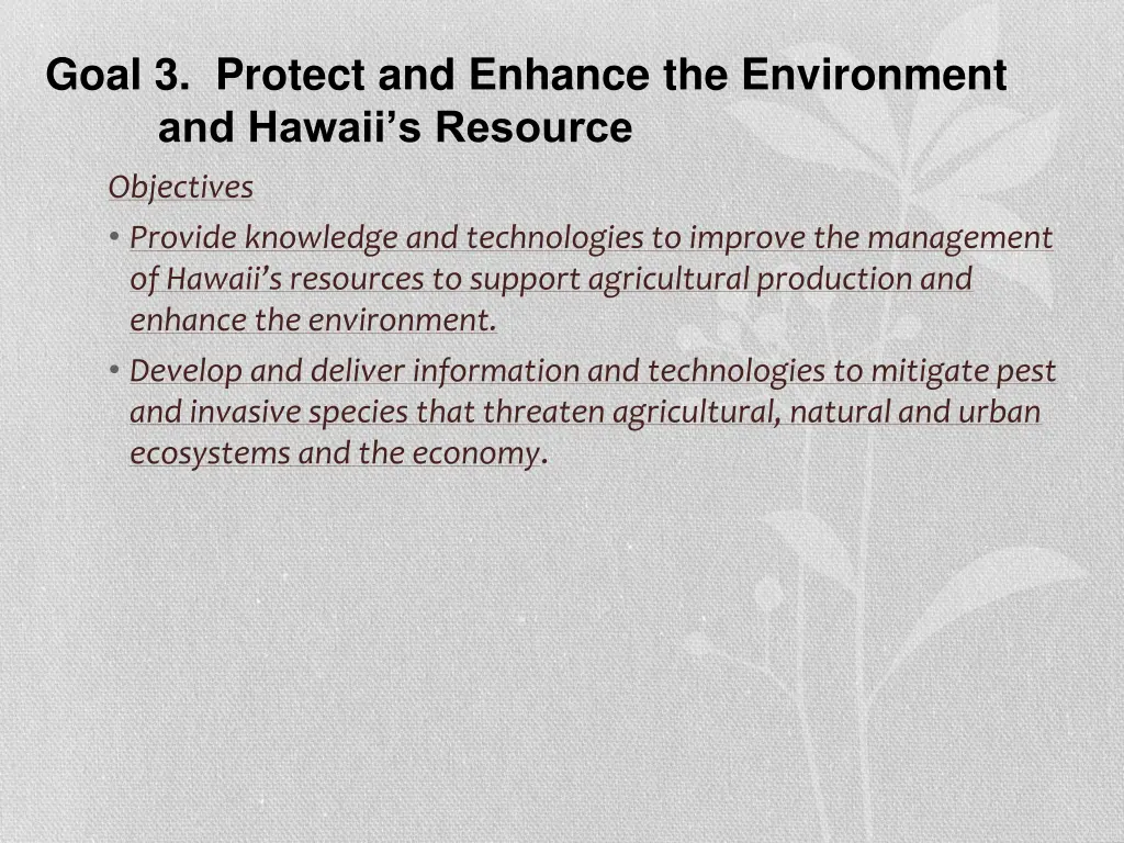 goal 3 protect and enhance the environment