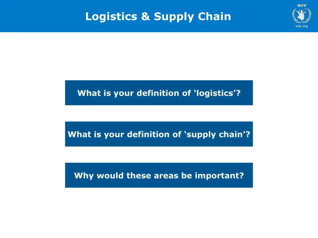 logistics supply chain