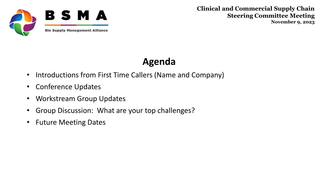 clinical and commercial supply chain steering 1