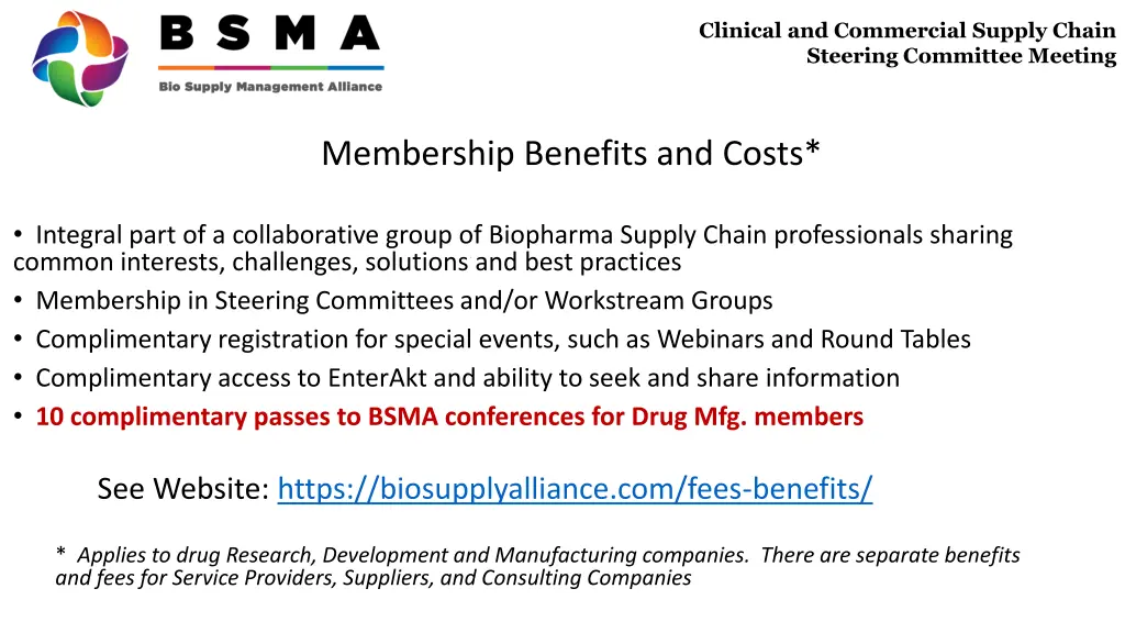 clinical and commercial supply chain steering 14