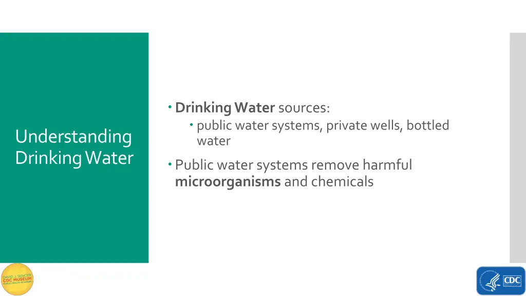 drinking water sources public water systems