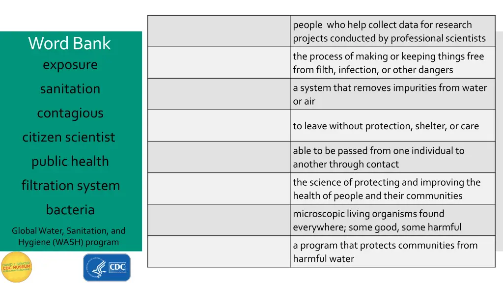 people who help collect data for research