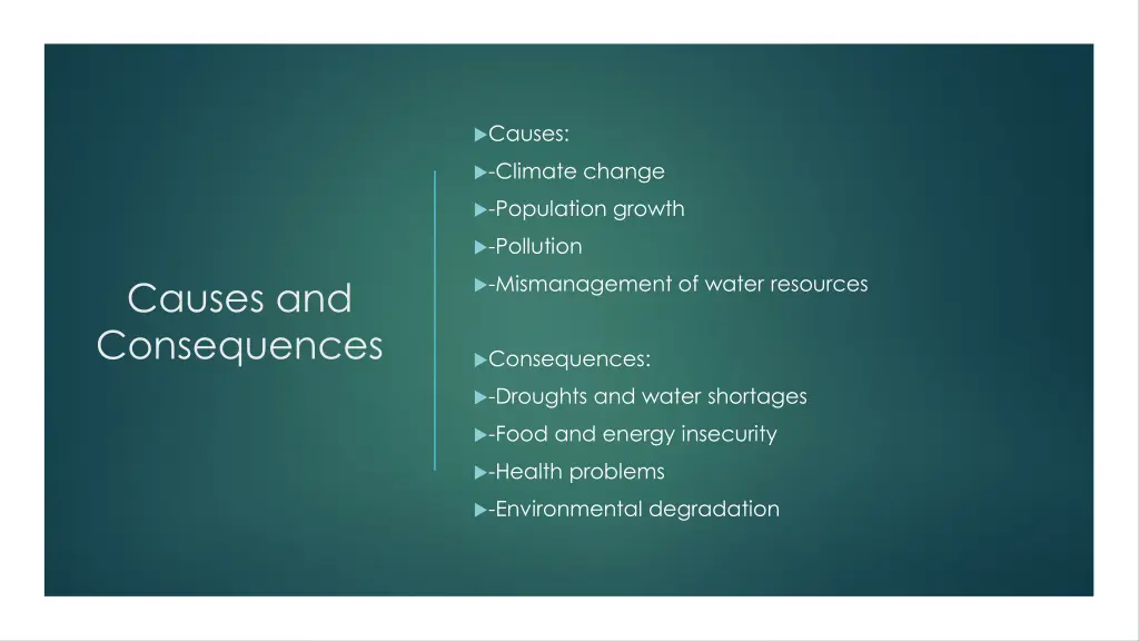 causes