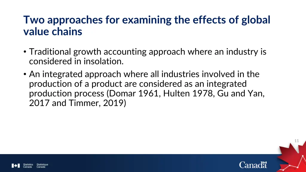 two approaches for examining the effects