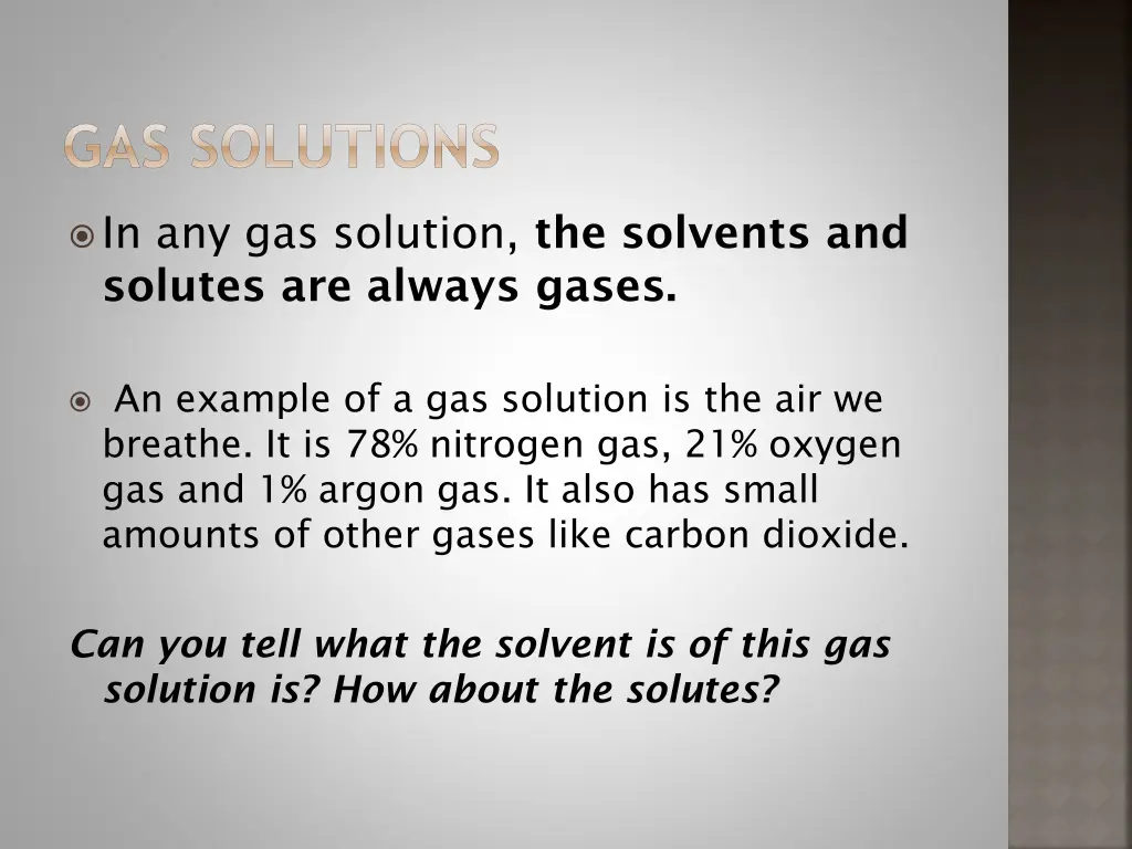 gas solutions
