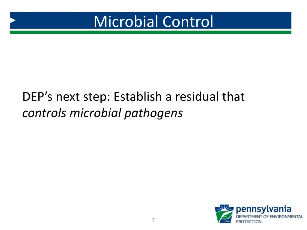 microbial control