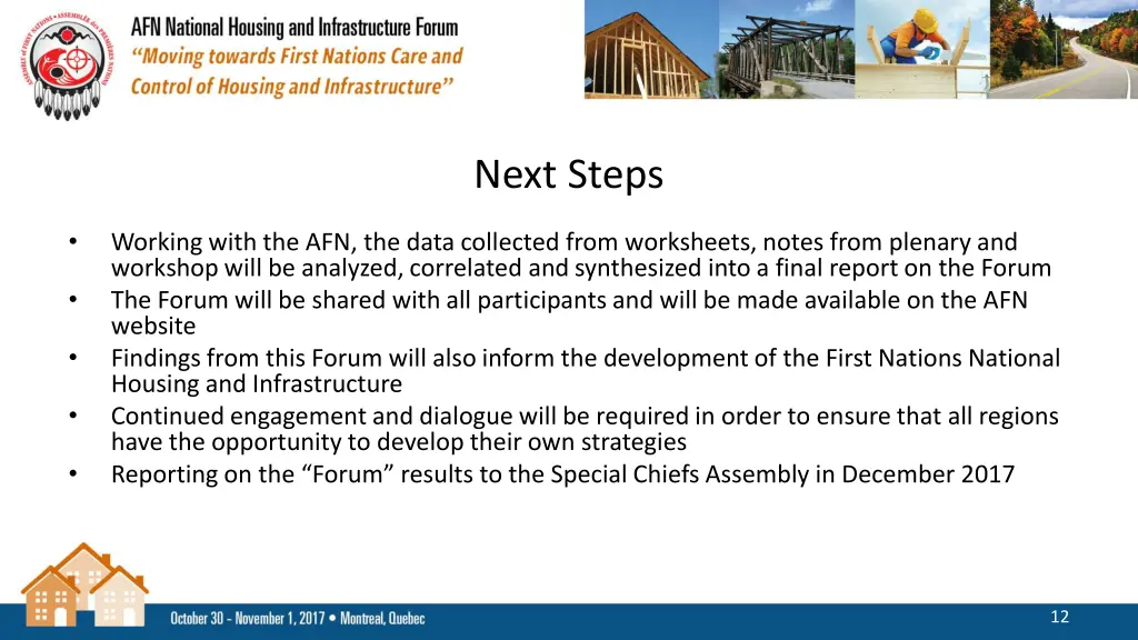 next steps