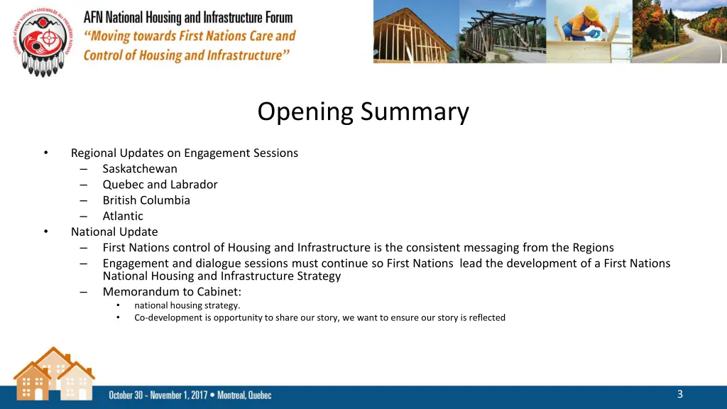 opening summary 1
