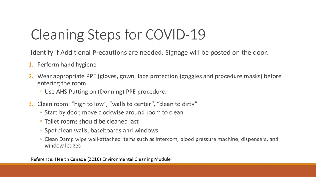 cleaning steps for covid 19