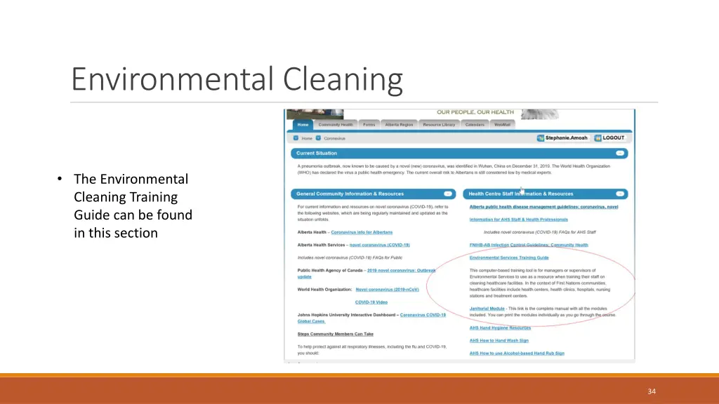 environmental cleaning