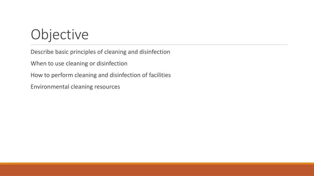objective