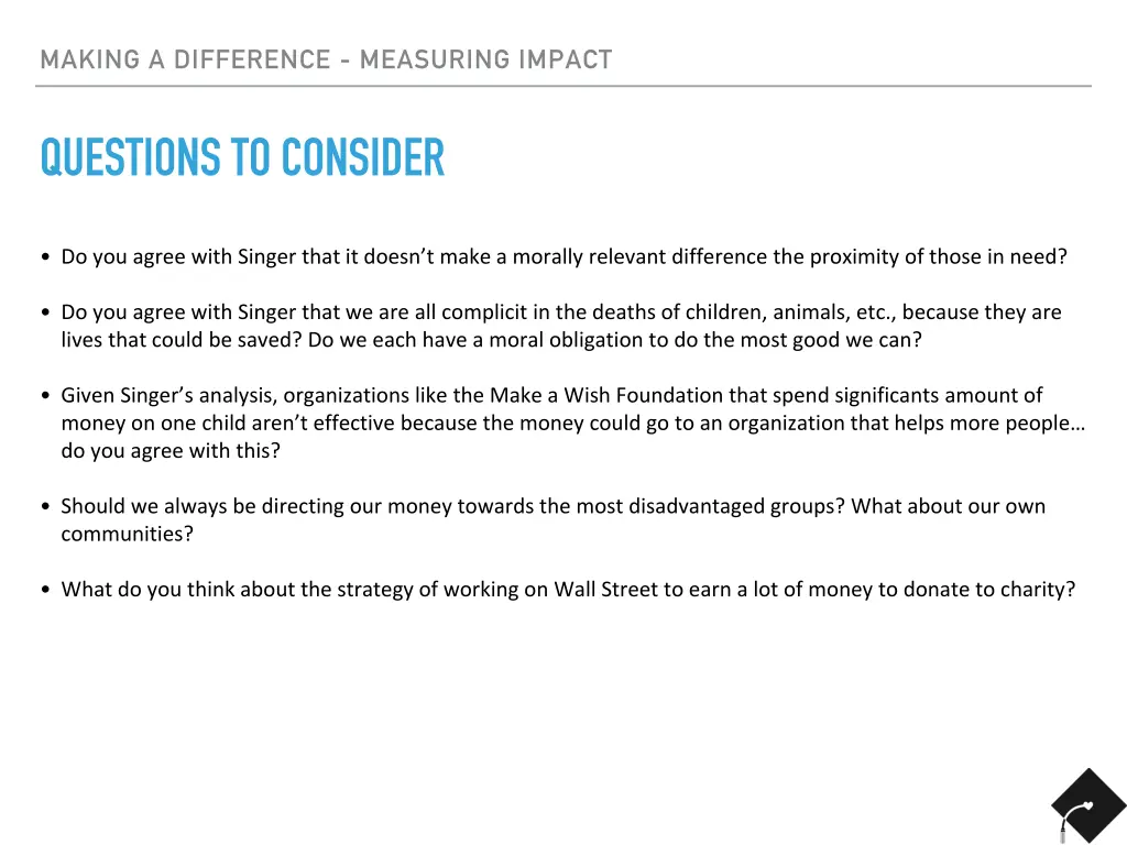 making a difference measuring impact 8