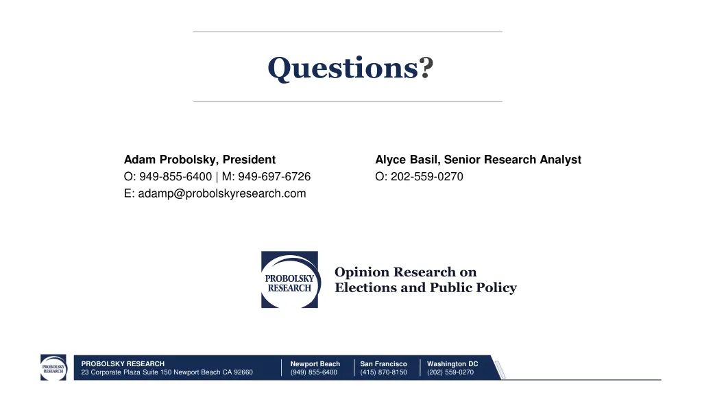 questions
