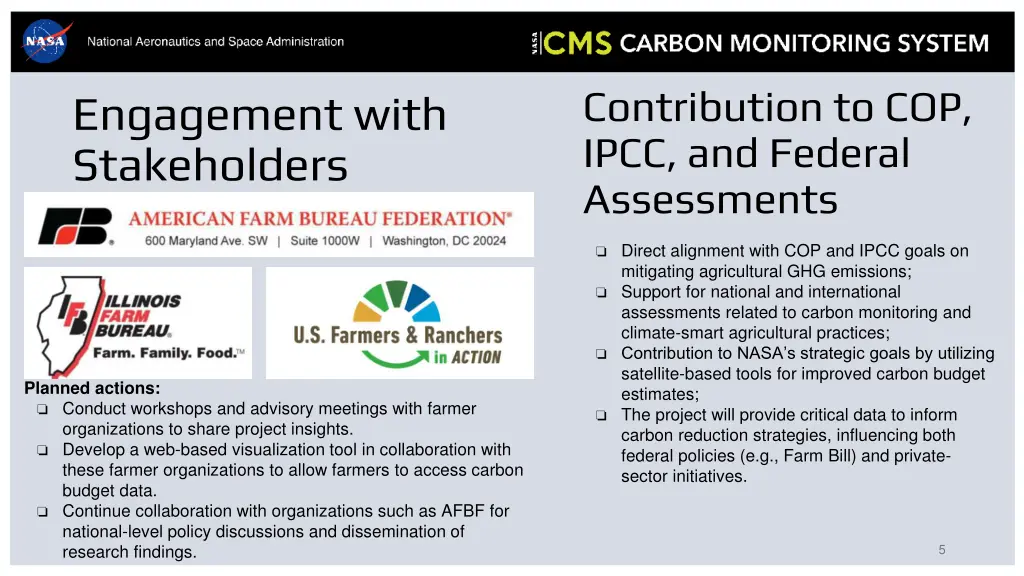contribution to cop ipcc and federal assessments