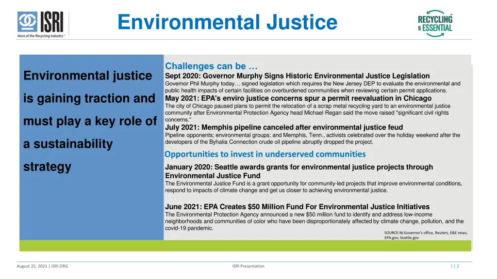 environmental justice