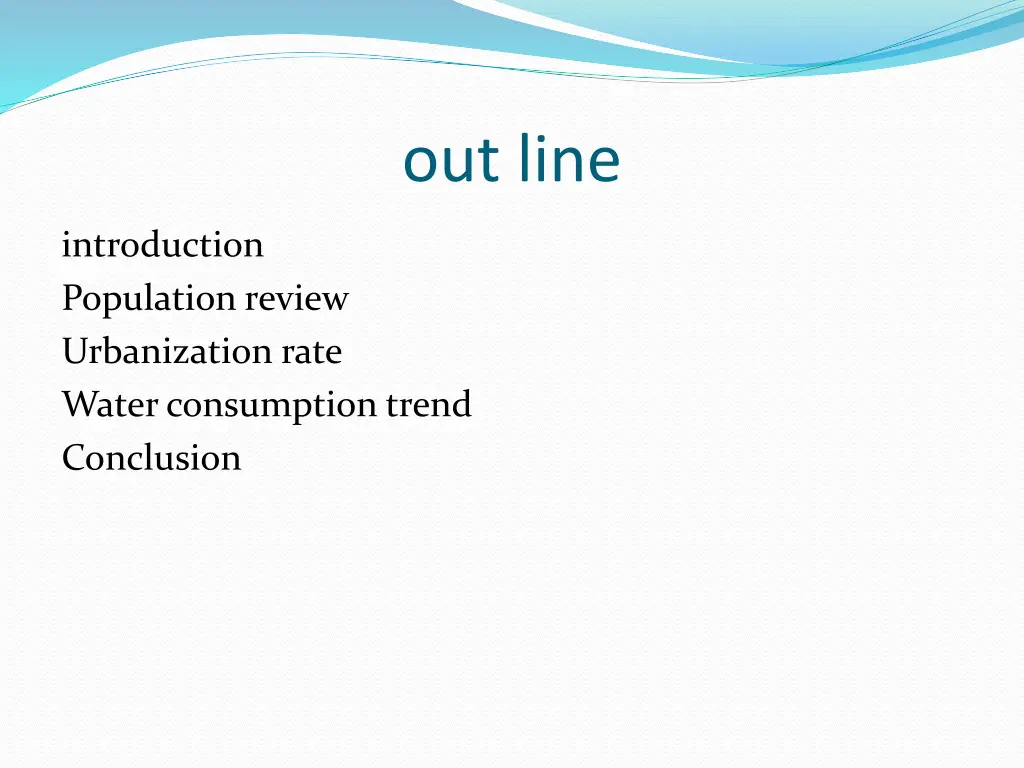 out line