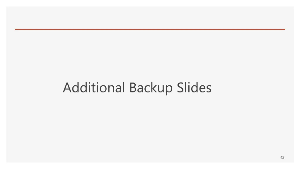 additional backup slides