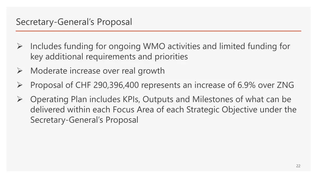 secretary general s proposal