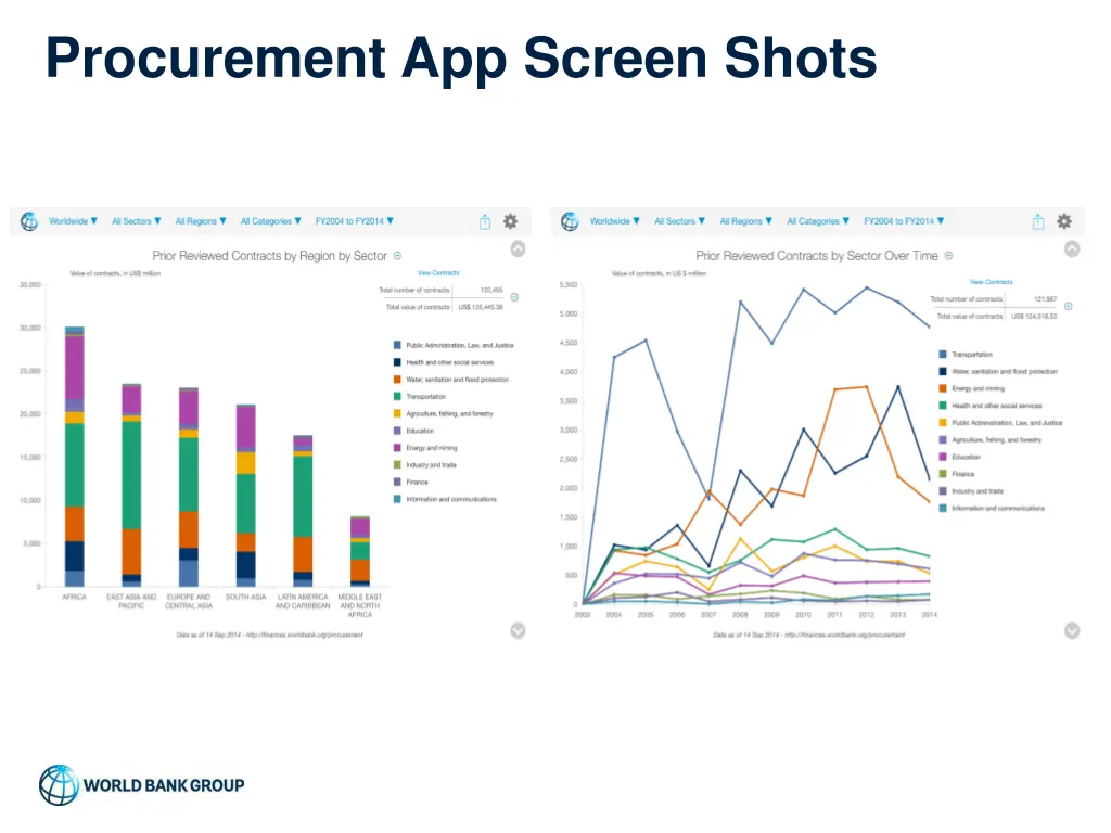 procurement app screen shots 1