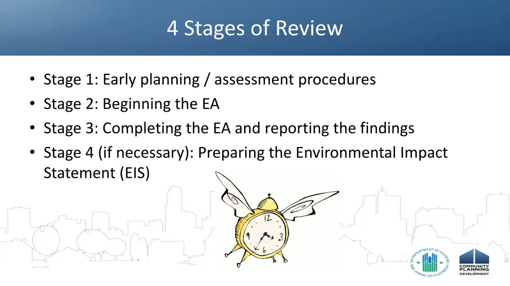 4 stages of review