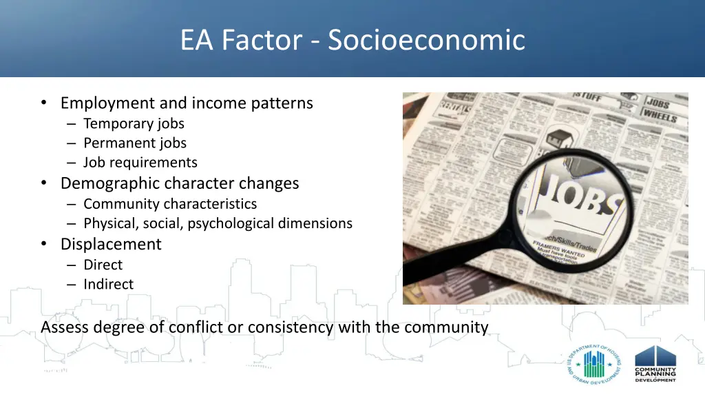 ea factor socioeconomic