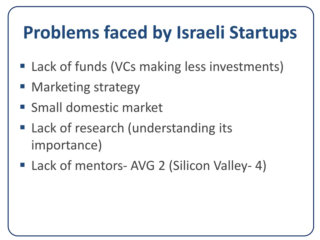 problems faced by israeli startups