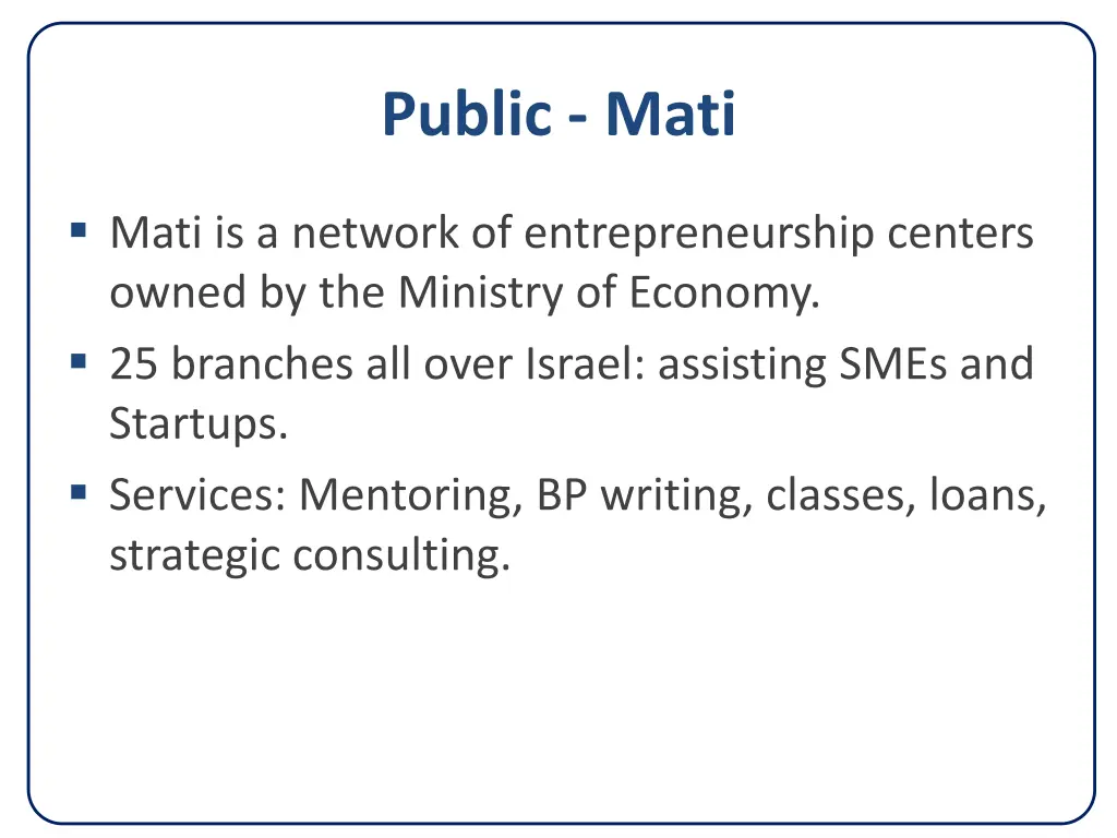 public mati