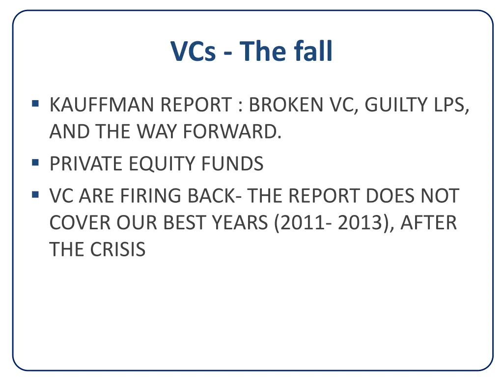 vcs the fall
