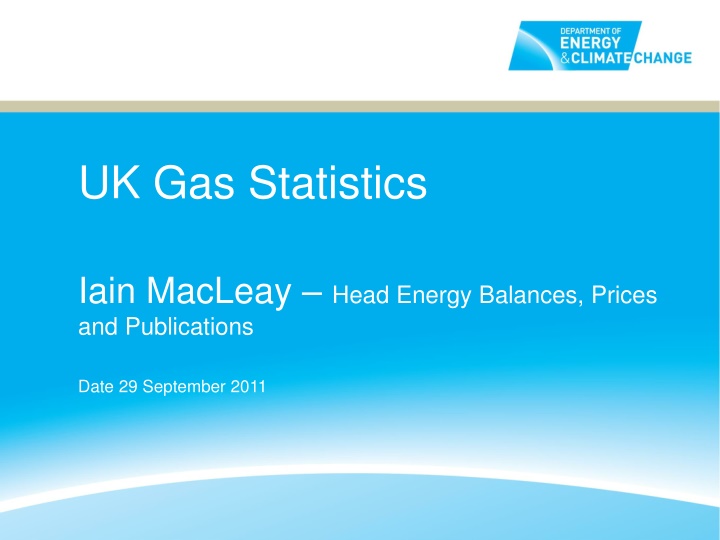 uk gas statistics