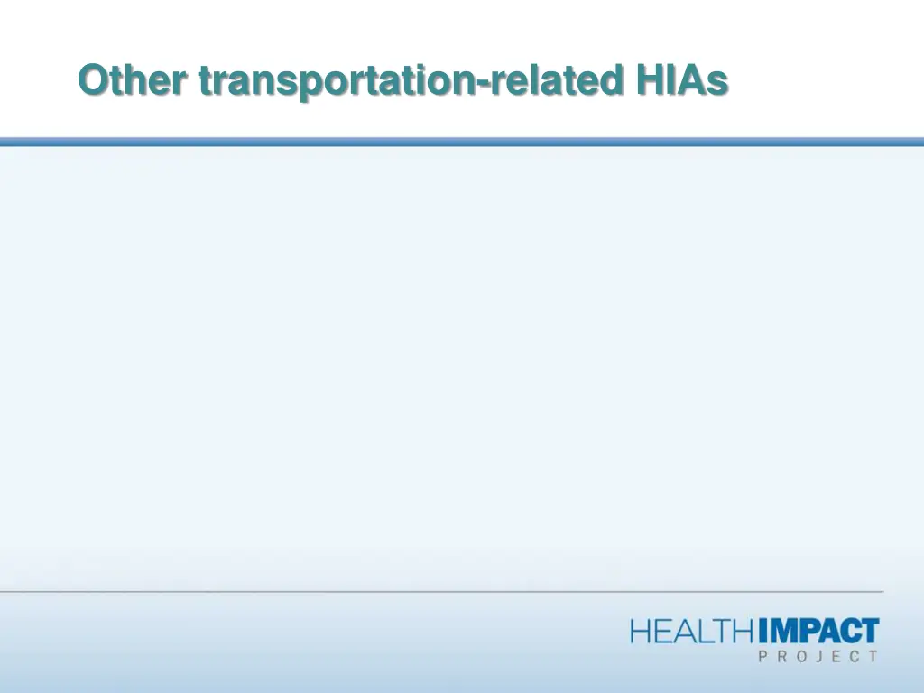 other transportation related hias