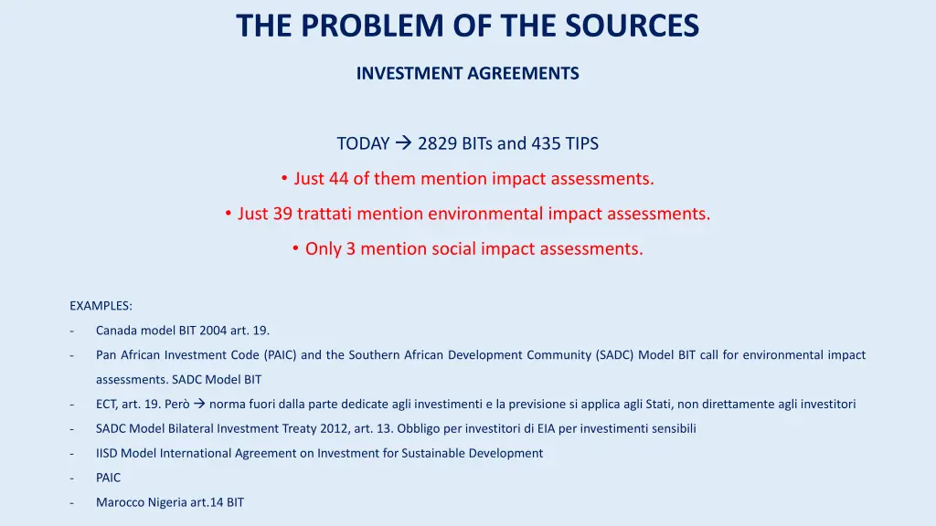 the problem of the sources 1