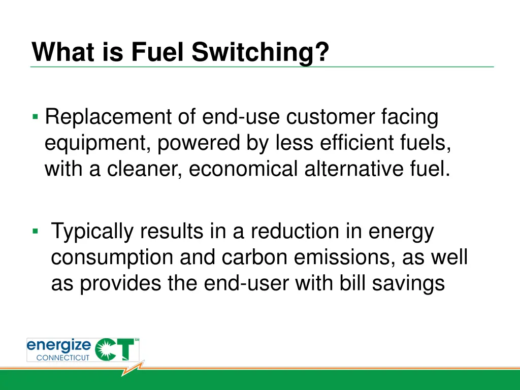 what is fuel switching