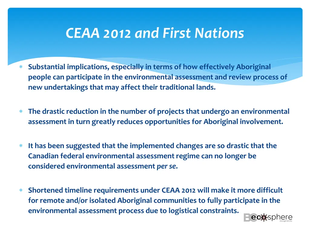 ceaa 2012 and first nations 1