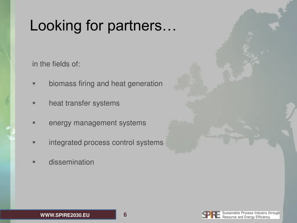 looking for partners