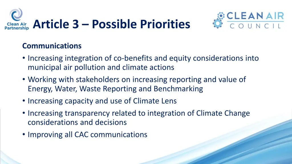 article 3 possible priorities 4
