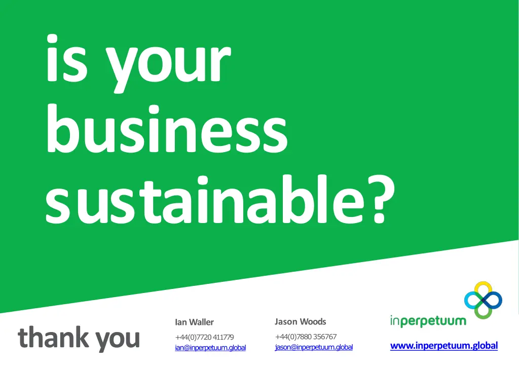 is your business sustainable 1