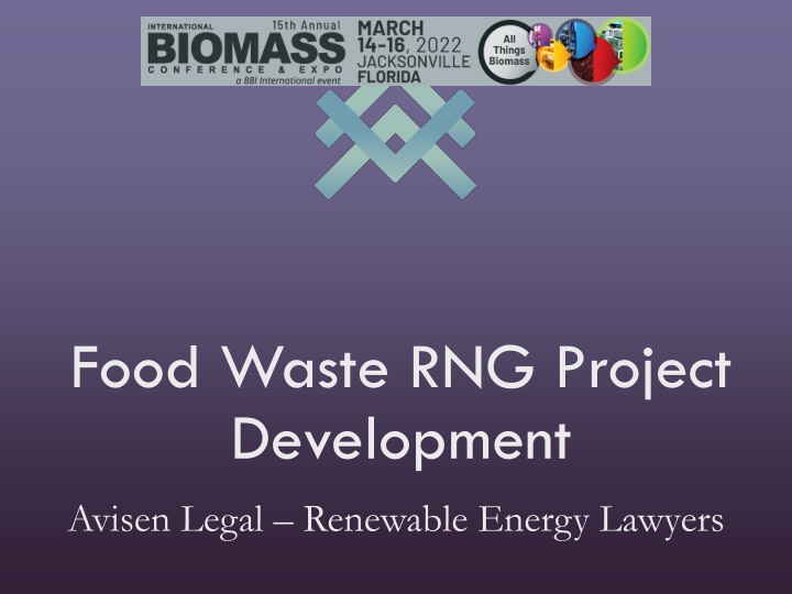 food waste rng project development