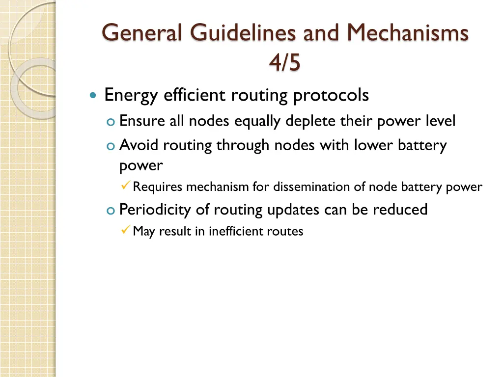 general guidelines and mechanisms 4 5 energy