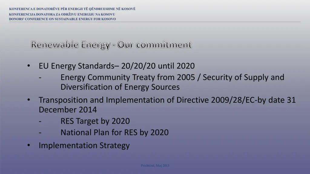 renewable energy our commitment